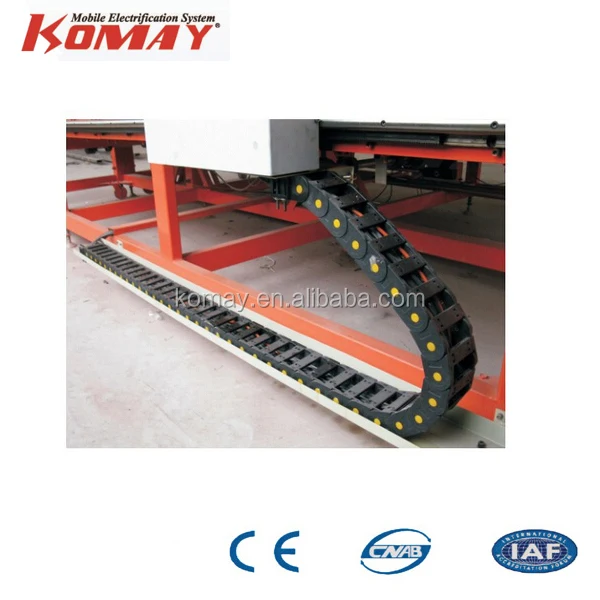 Komay factory price 45*100 cnc energy cable towline