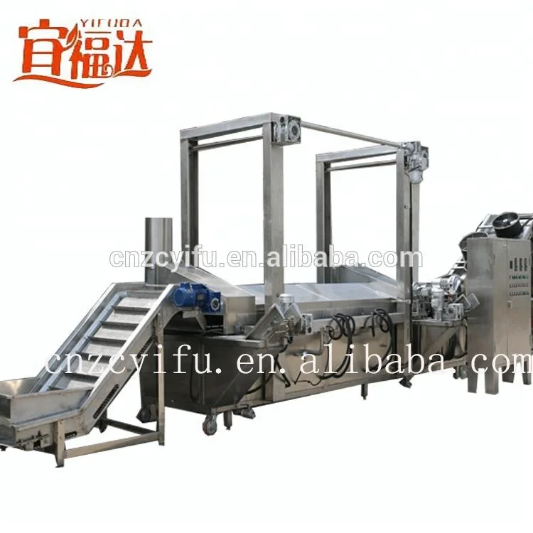 
Sturgeon /Hairtail /Cod Fish frying machine Fish fried production Line 