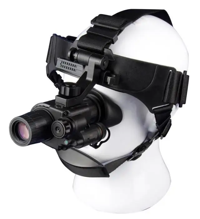 Gen2+ Head/Helmet Mounted Night Vision Monocular with Infrared and 1X night vision objective lens