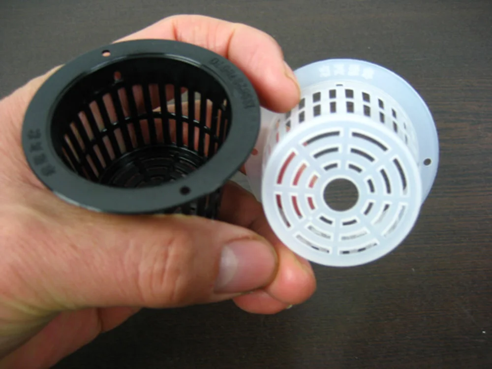 Good Quality Hydroponics Growing Slotted Mesh Plastic Net Pot