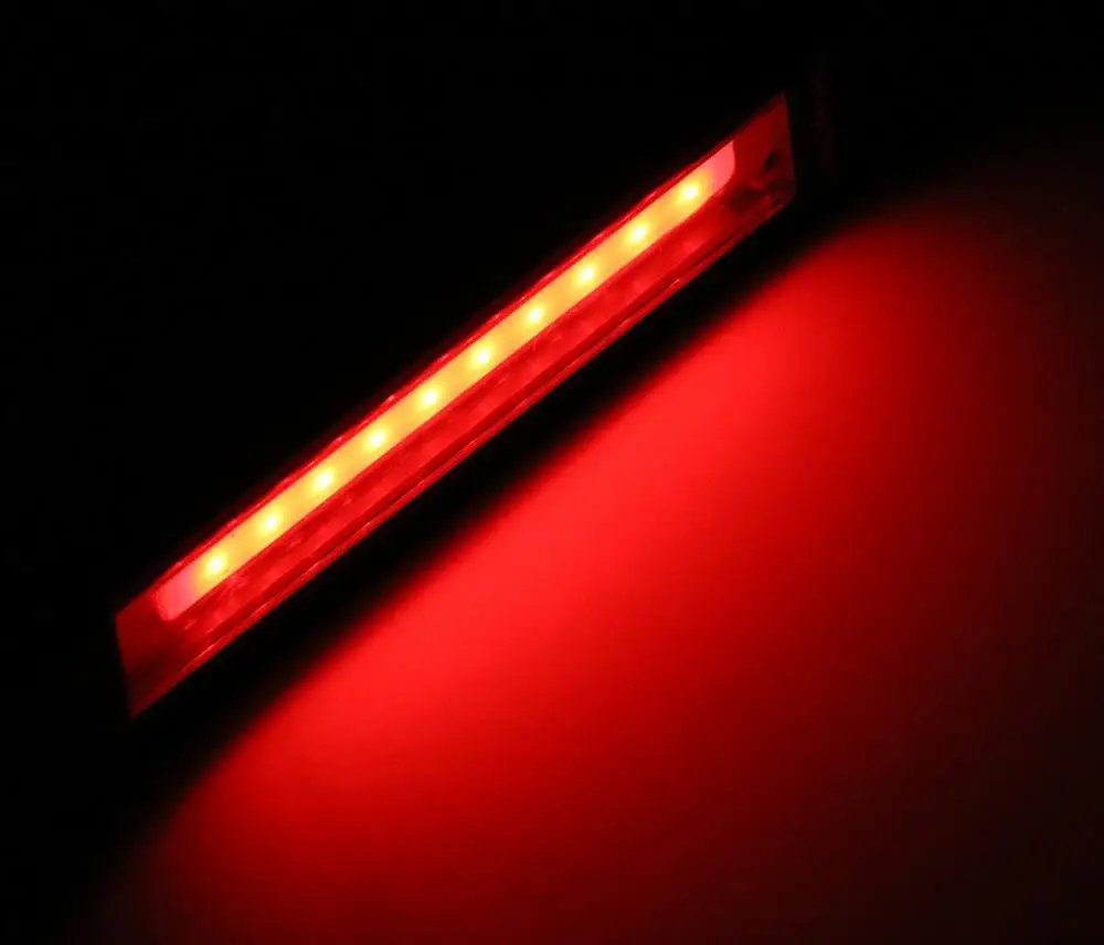 Collapsible COB White & Red Light 360 Degree Rotate Portable Camping Light Rechargeable LED Work Lights with Magnetic Base