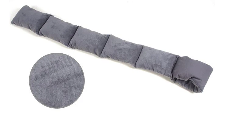 
space cotton scarf superior durability soft cotton winter warm outside down feather filled velvet with pocket loop scarf 