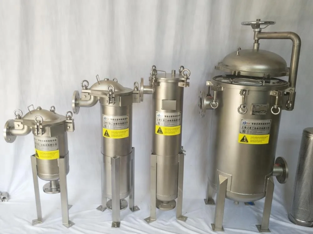 
Types of Cartridge Vegetable Oil Liquid Bag Filter Machine 