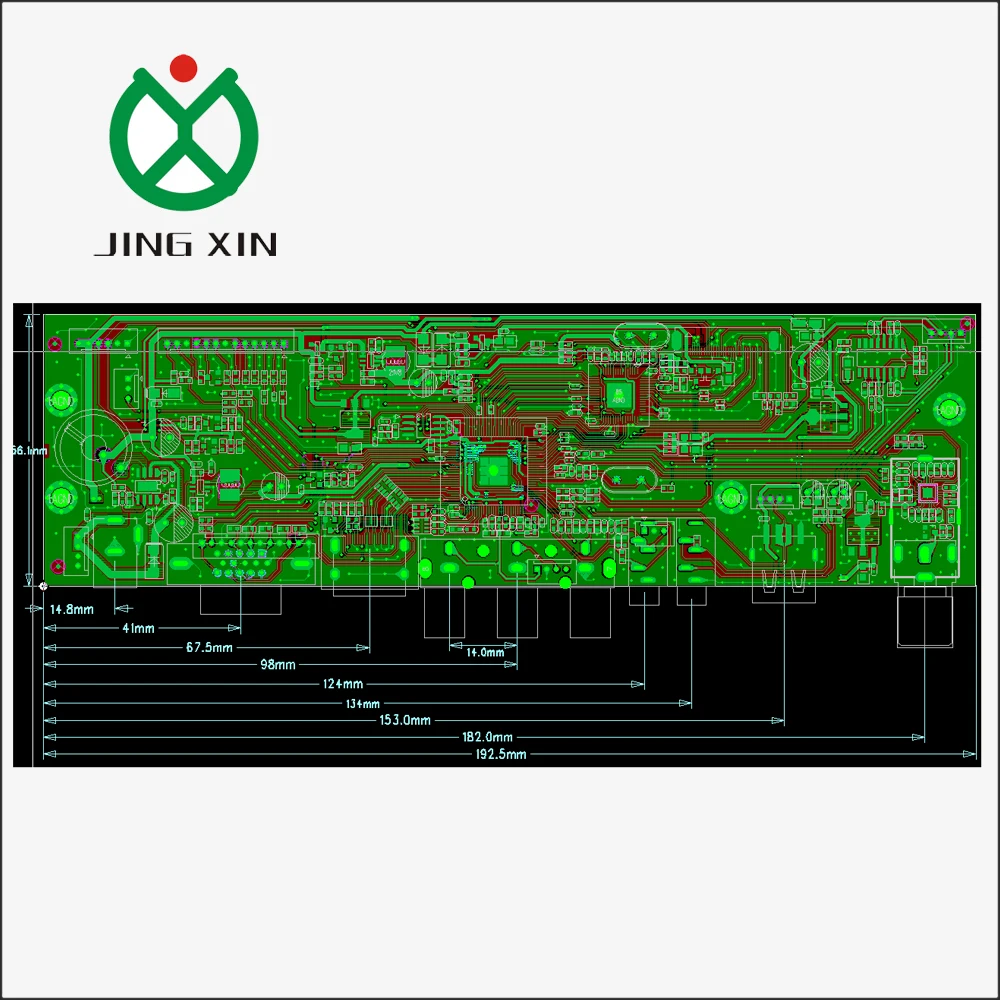 LED LCD digital TV 1080P Universal Mainboard with DVB-T+T2+C