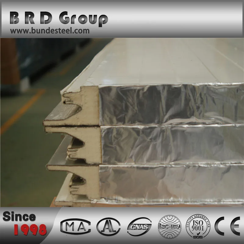 Китай Быстрый Строительные панели Rockwool Сэндвич крыши / плиты