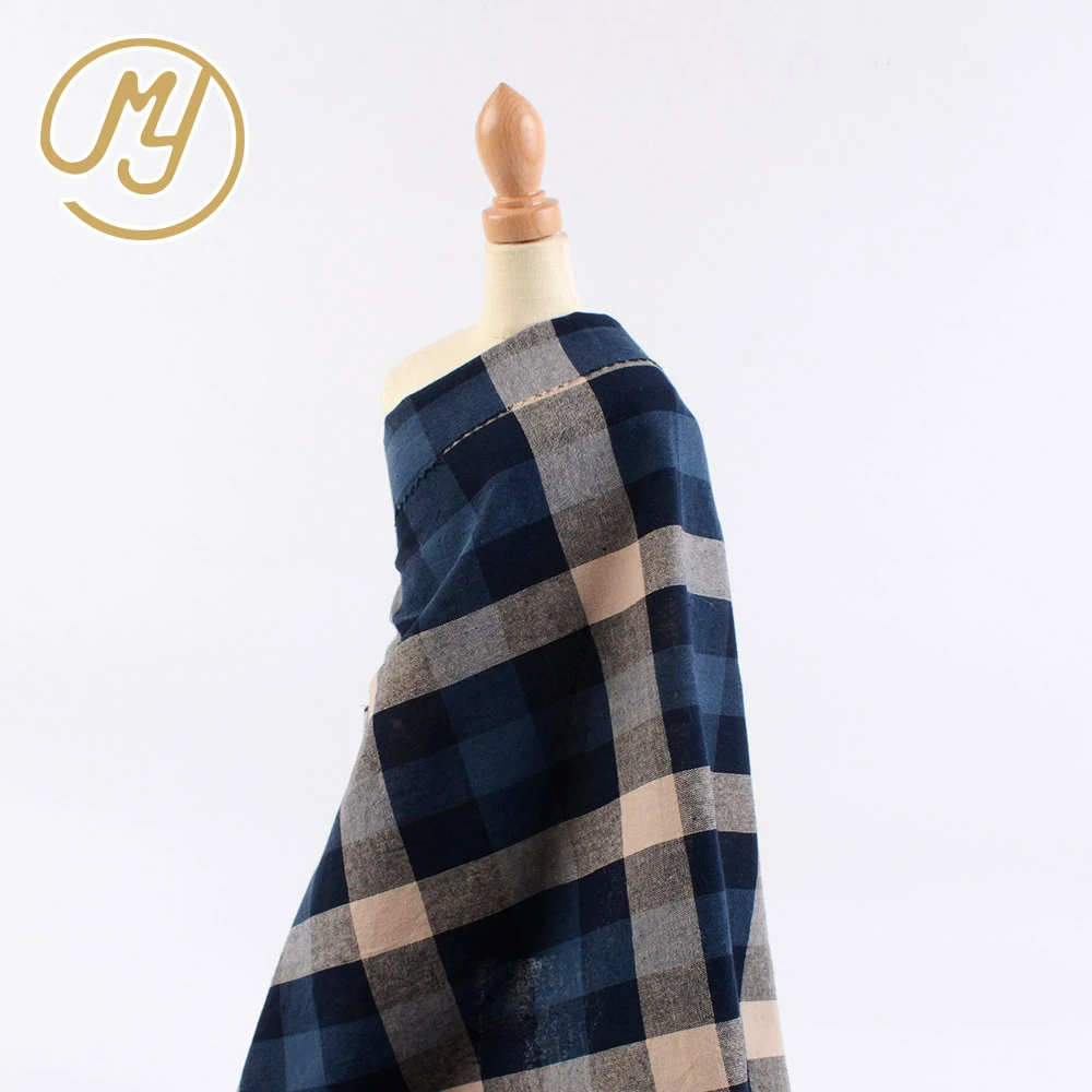 
Wholesale New Fashion Woven Yarn Dyed Plaid Japanese Cotton Fabric For Shirt 