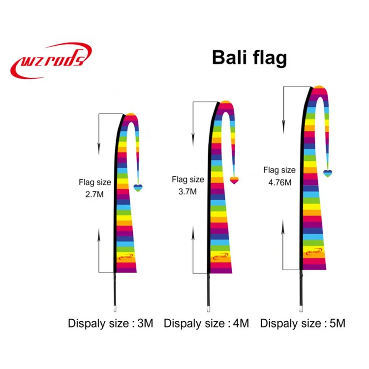 
3 года гарантии, Балийский флаг для рекламы 