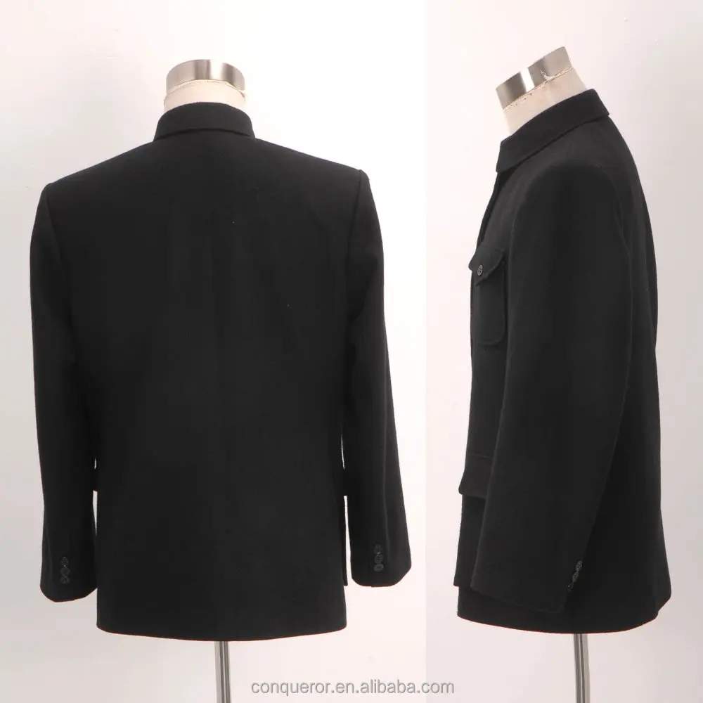 tailor made Chinese style traditional wool Zhongshan suit