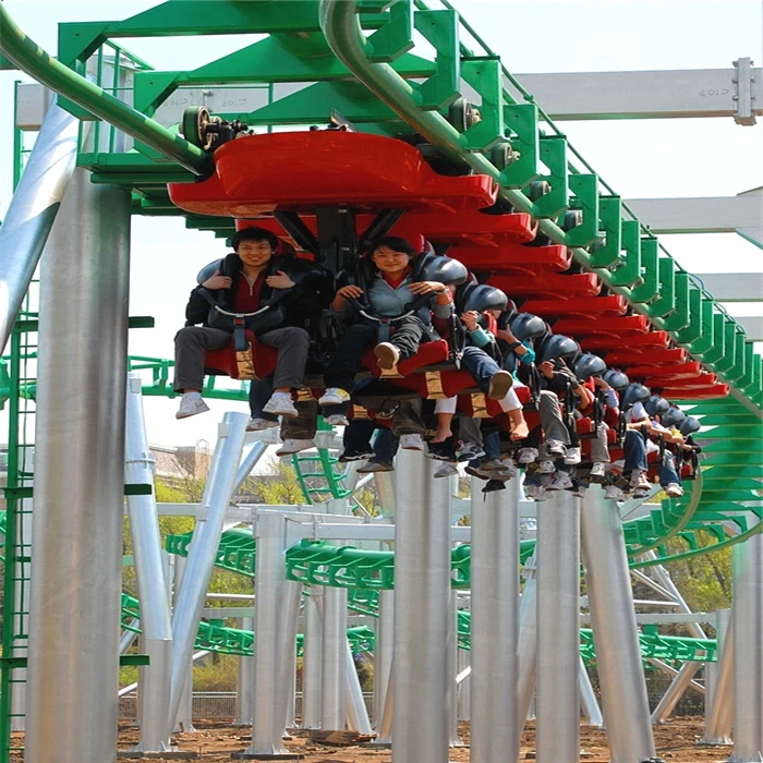 China professional manufacturer most attractive and thrilling amusement park ride suspended roller coaster for sale