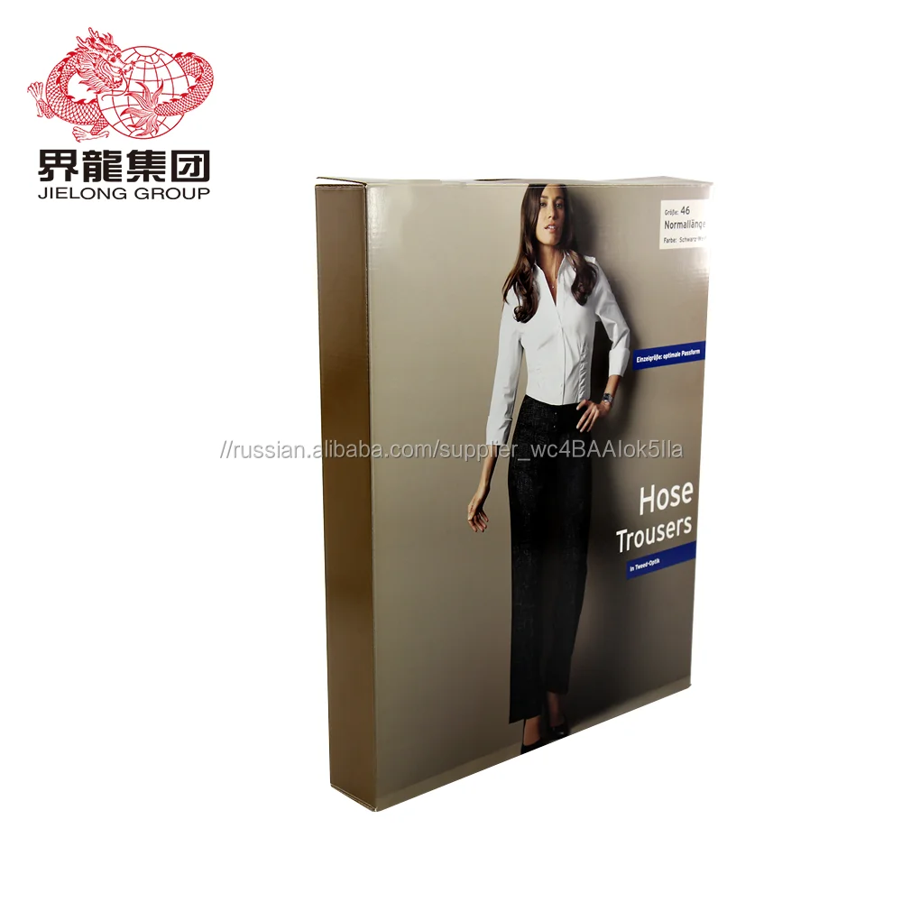 Печатный логотип без каблука бумага гофрированная женская одежда упаковку