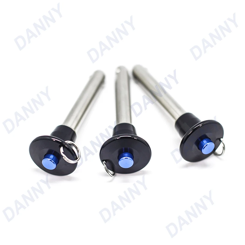 High Pression SS304 Quick Release Ball Lock Pin T handle L handle  lock Pin with cable pin security