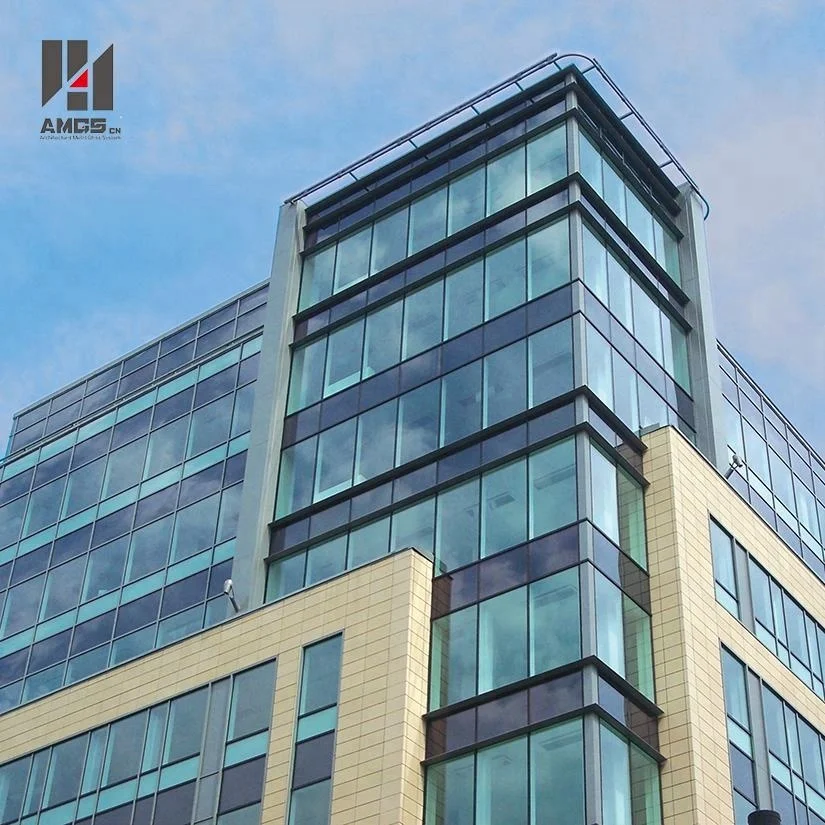 
Mirror glass curtain wall detail dwg price per m2 