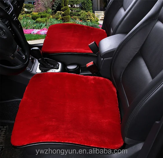 
Car Seat Cushion Car Plush Square Pad Cashmere Square Cover Keep Warm in Cold Winter 