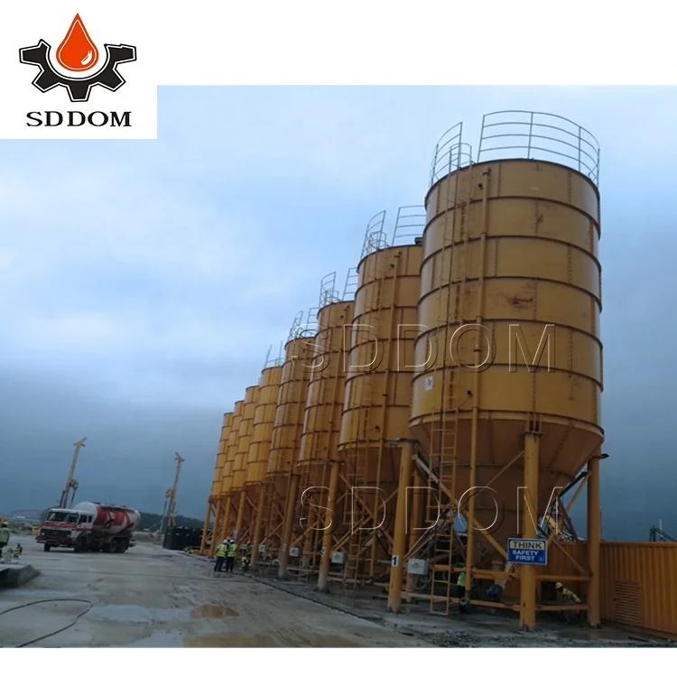 
SDDOM Brand CE ISO 30 to 3000 tons Silos manufacturers horizontal cement silo/air covering machine used cement silo price 