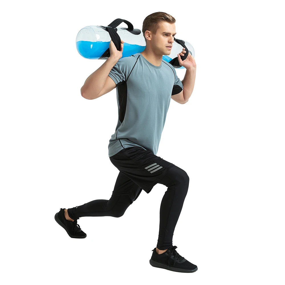 
High Quality Fitness Water Bag Strength Power Training PVC/Nylon Fitness Aqua Bag 