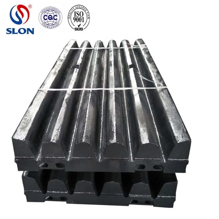 High manganese 13% 18%  jaw crusher spare parts CJ412  CJ613  JM1513 Fixed /Swing Jaw plate
