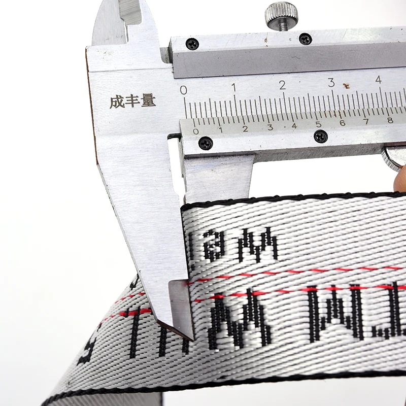 
38mm High quality custom logo printed nylon jacquard webbing 