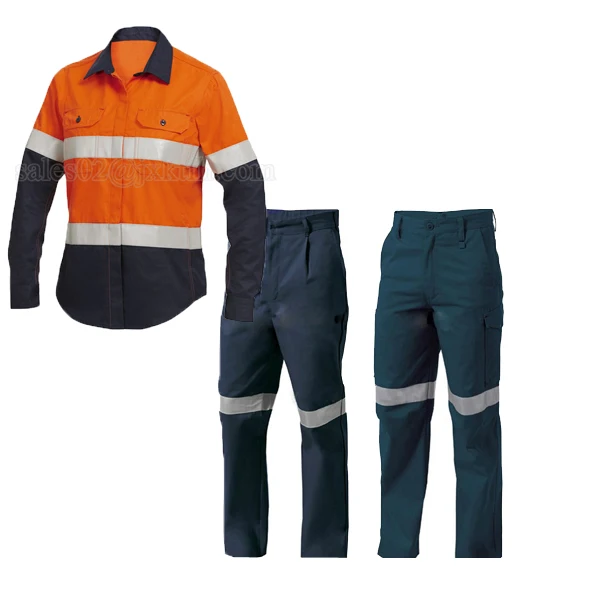 Summer Cotton Engineering Worker Uniforms Construction Workwear