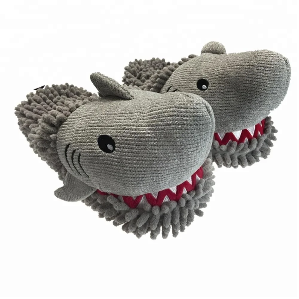 new Home Fuzzy cute cat plush custom stuffed animal slippers for women unicorn frog duck plush slippers with animal head