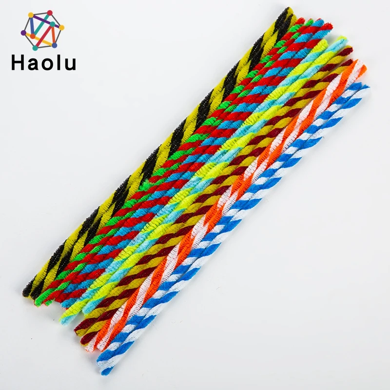 Kids DIY Handcraft Colorful Wire Chenille Stems pipe cleaner craft