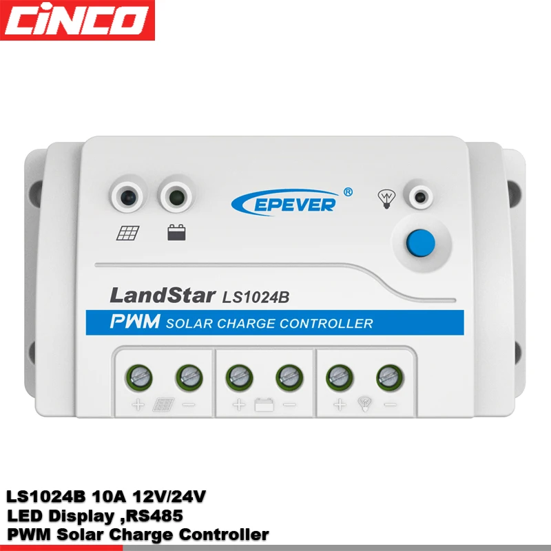 EPEVER LS1024B 12V/24V 10A PWM регулятором солнечного заряда контроллер для домашнего использования солнечный регулятор