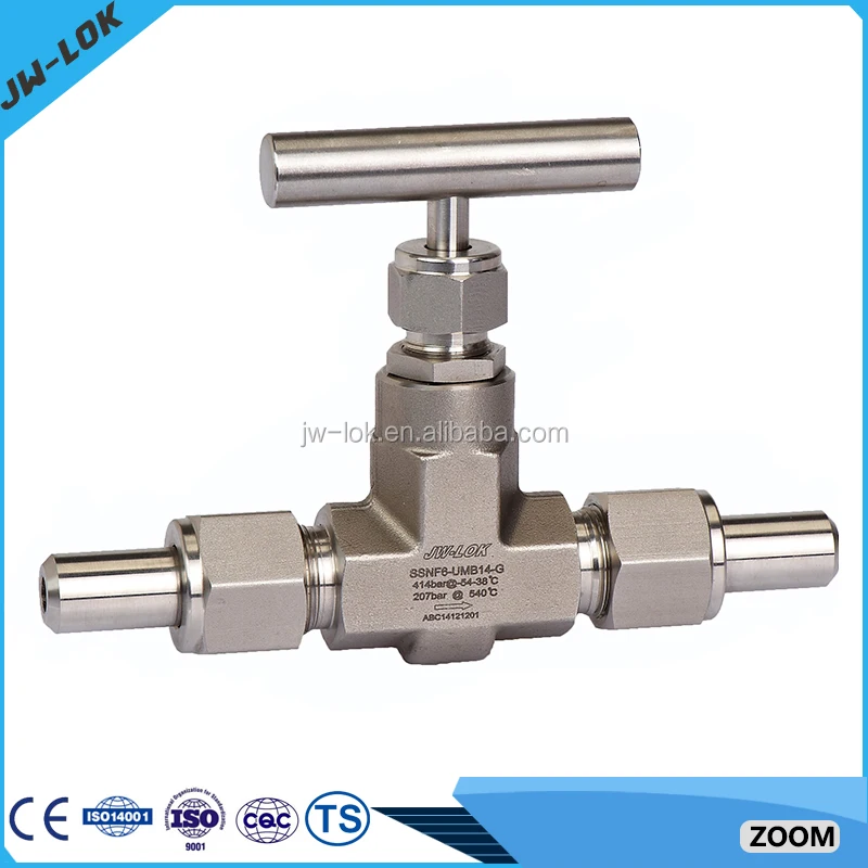 Управление потоком ss316 игольчатый клапан