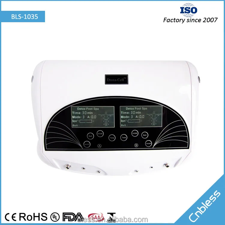 ion arrays for detox foot spa machine