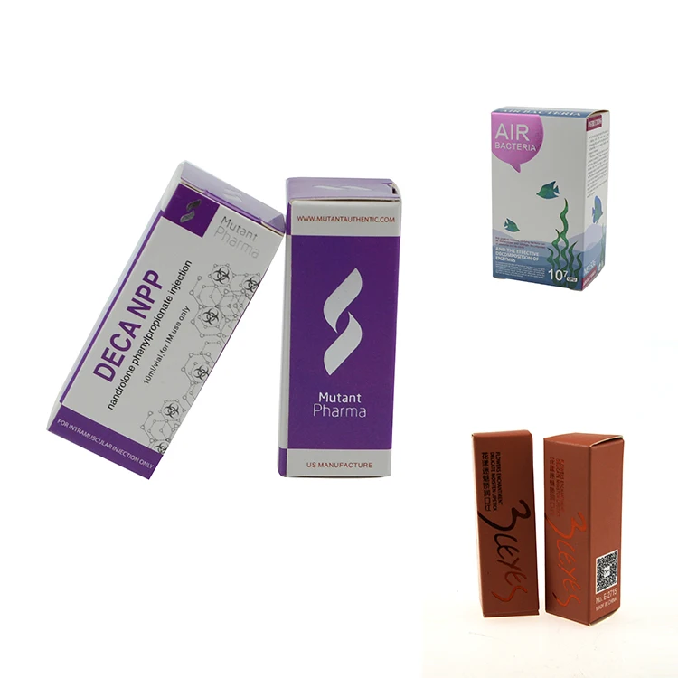 Wholesale 10ml vials box pharmaceutical steroids box 10ml vial box