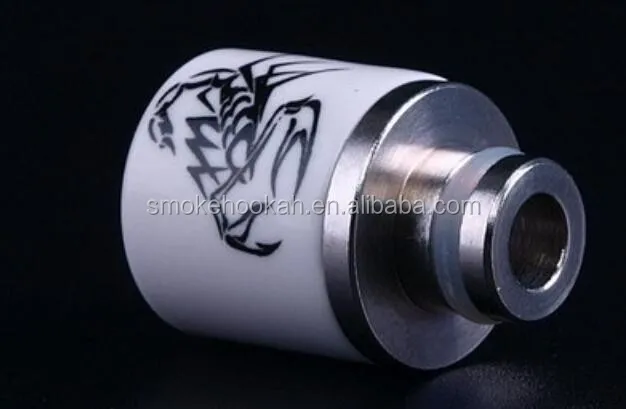 high quality white 510 ceramic drip tip for electronic cigarette
