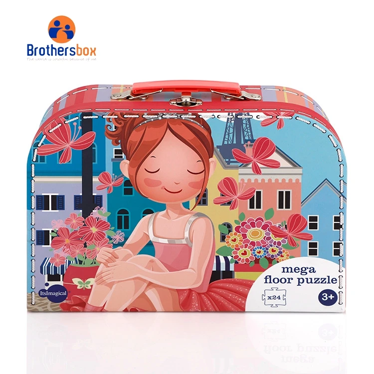 
Картонная подарочная коробка на заказ, Детский чемодан 