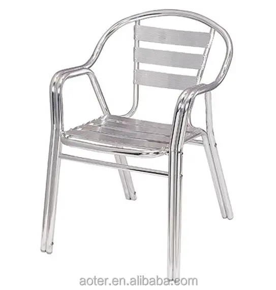 Торговая гарантия алюминиевый стул с двумя ножками для