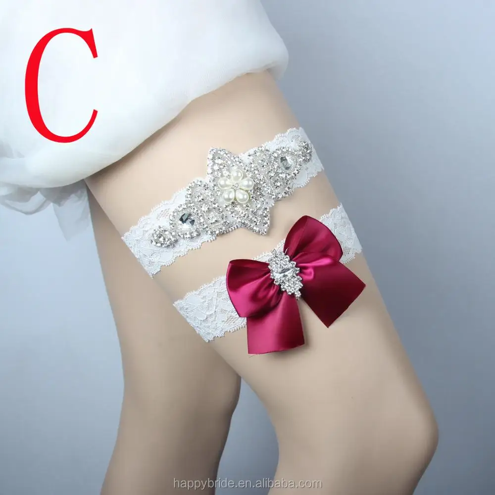 Vintage Lace Bridal garter Set For Wedding Women Garter Belt for Bride Handmade