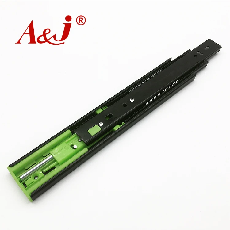 New 45mm push open full extension center mount drawer slide