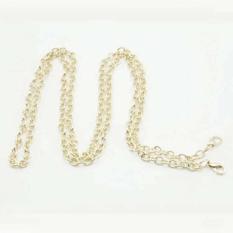 High Quality Bulk Bag Parts Long Chain Gold Metal Chain For Women Leather Hand Bag Accessory