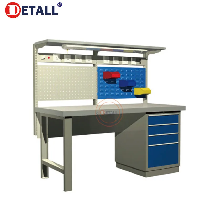 Detall industrial stainless steel working table