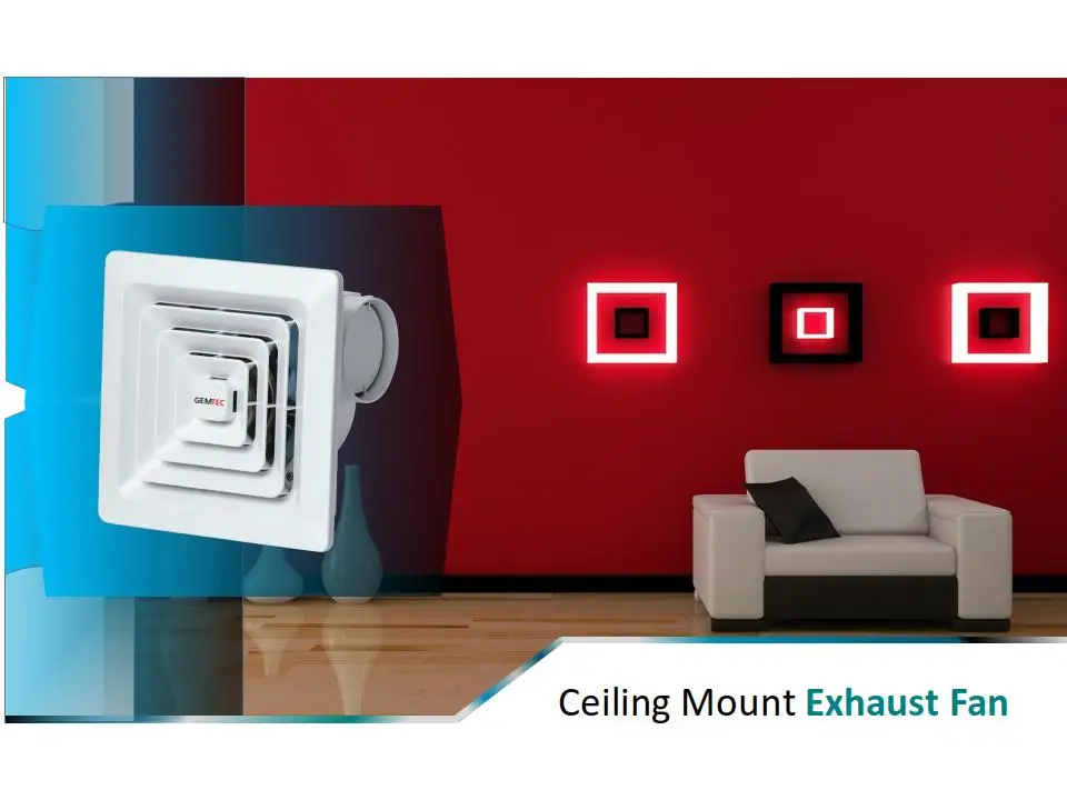 Vent-type BPT10-12B Model Office/Toilet Ceiling ventilation exhaust fan