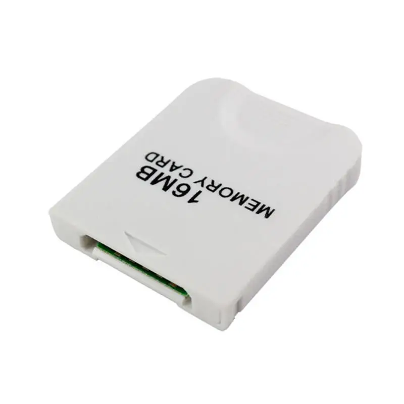 
Practical Memory Cards White Game 16MB Memory Card Block for Nintendo Wii Gamecube GC Game System Console 16M 