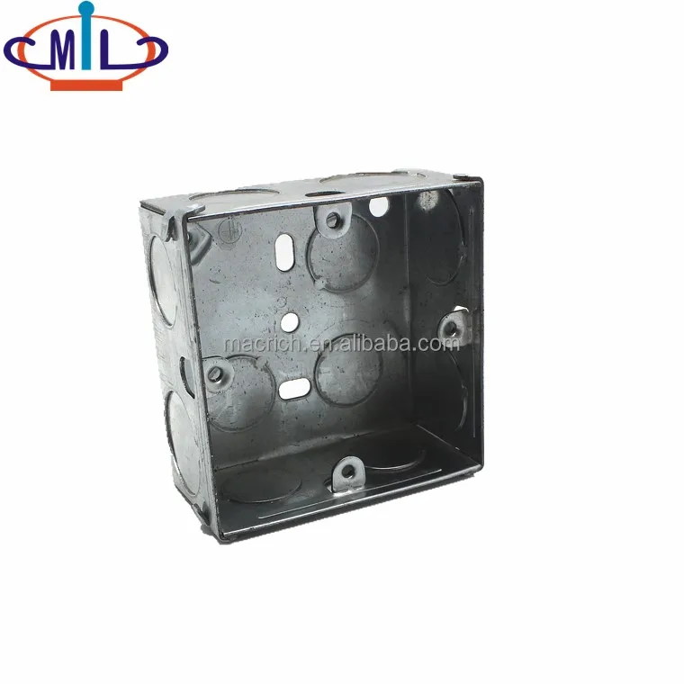 
UL Listed Galvanized Steel Metallic Electrical 3X3 Junction Box Outlet box 