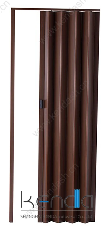 Double wall vinyl panels folding door 6mm