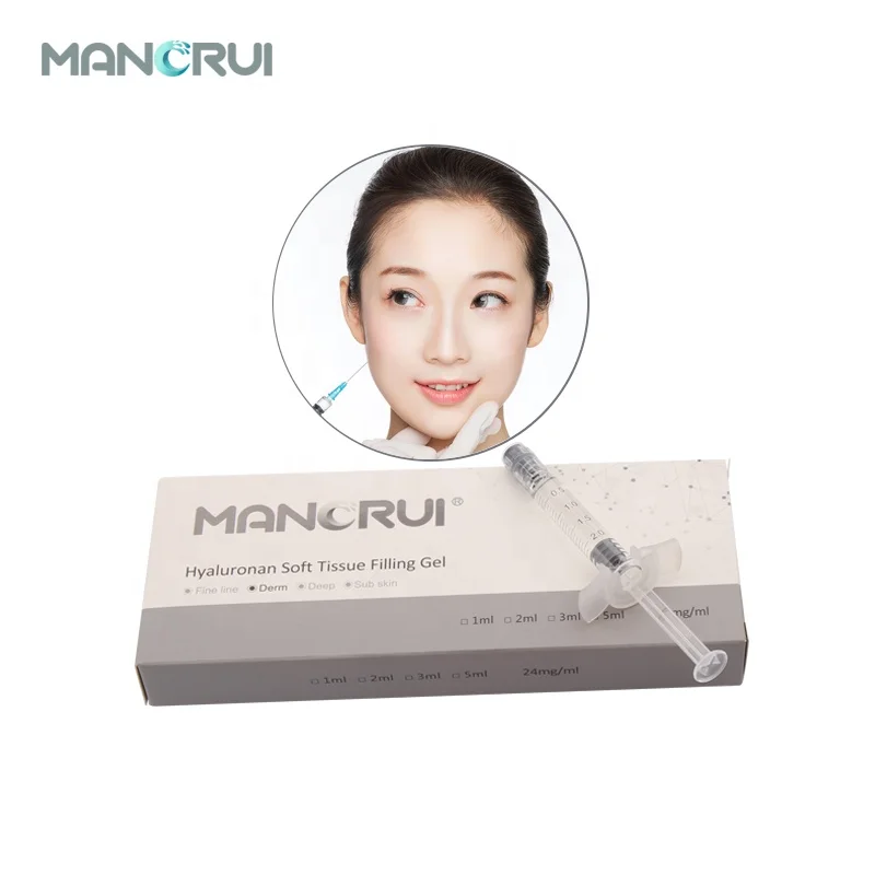 Высокое качество 2 мл 24 мг/мл HA дермальный наполнитель для губ инъекции наполнитель гиалуроновой кислоты