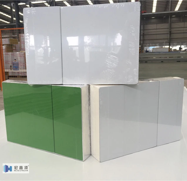 Headstream supply High Density Polyurethane Foam PIR/PUR wall Sandwich Panels