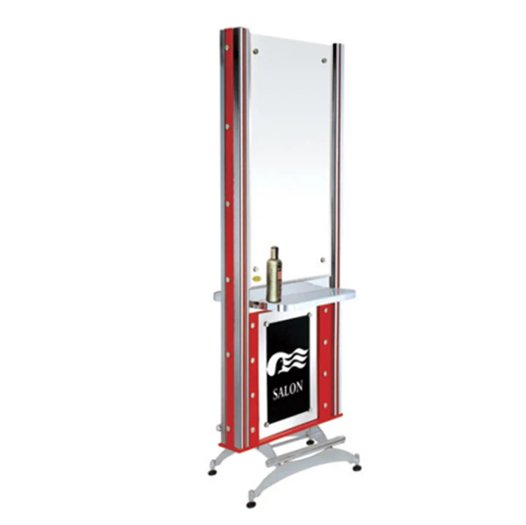 Whole sale quality salon equipment LUMINA Italian styling stainless steel mirror station supplier factory