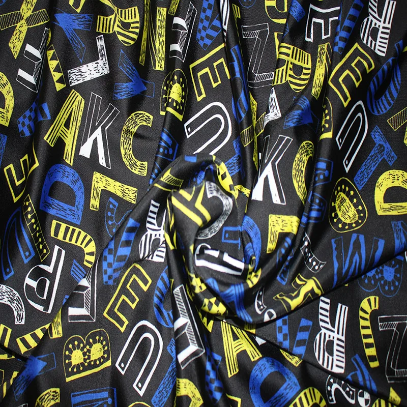 
Polyester Swimwear Custom Printing Elastic Swim Fabric By The Yard 