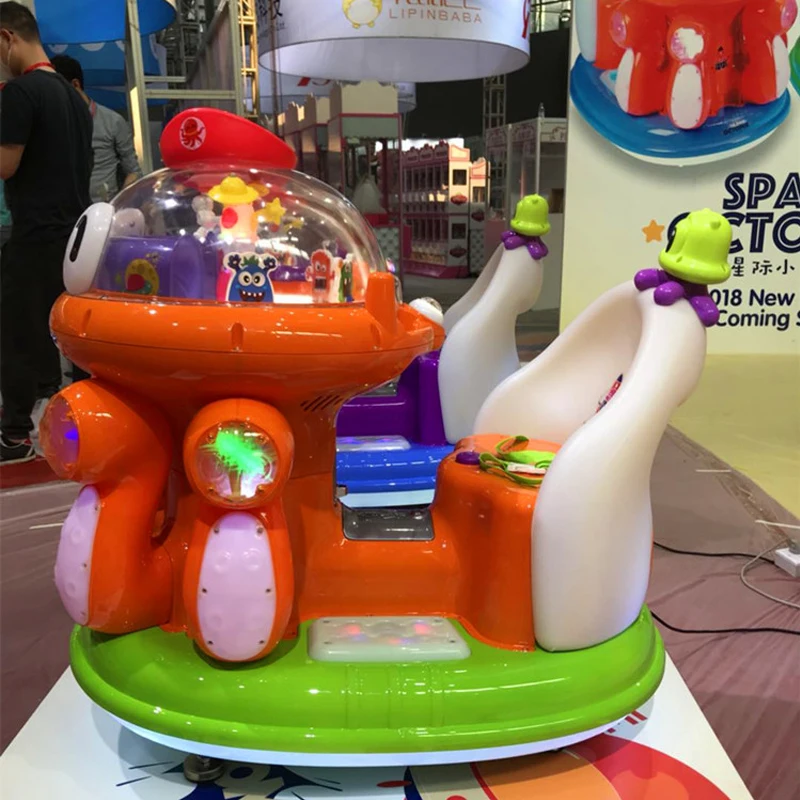 Space octopus coin operated animal kiddie rides, 2018 antique amusement park rides sale, commercial antique arcade games