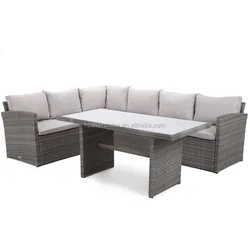 Modern High Quality Outdoor Furniture Set Dining Set Rattan Corner Sofa