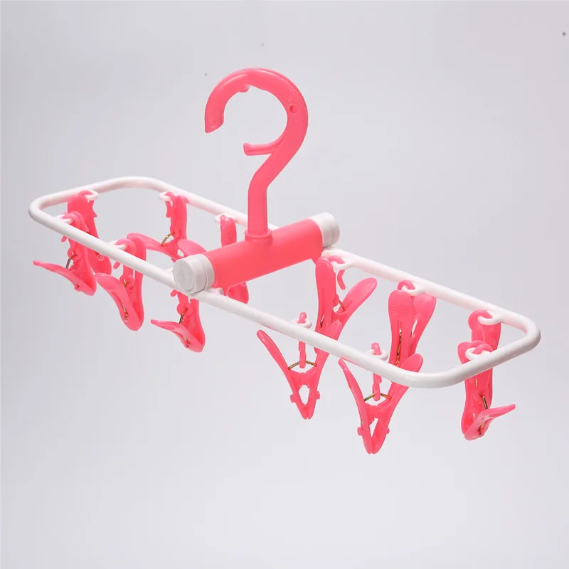 OEM Factory Direct Round 12 Plastic hanger Clips Clothes Hanger with Pegs