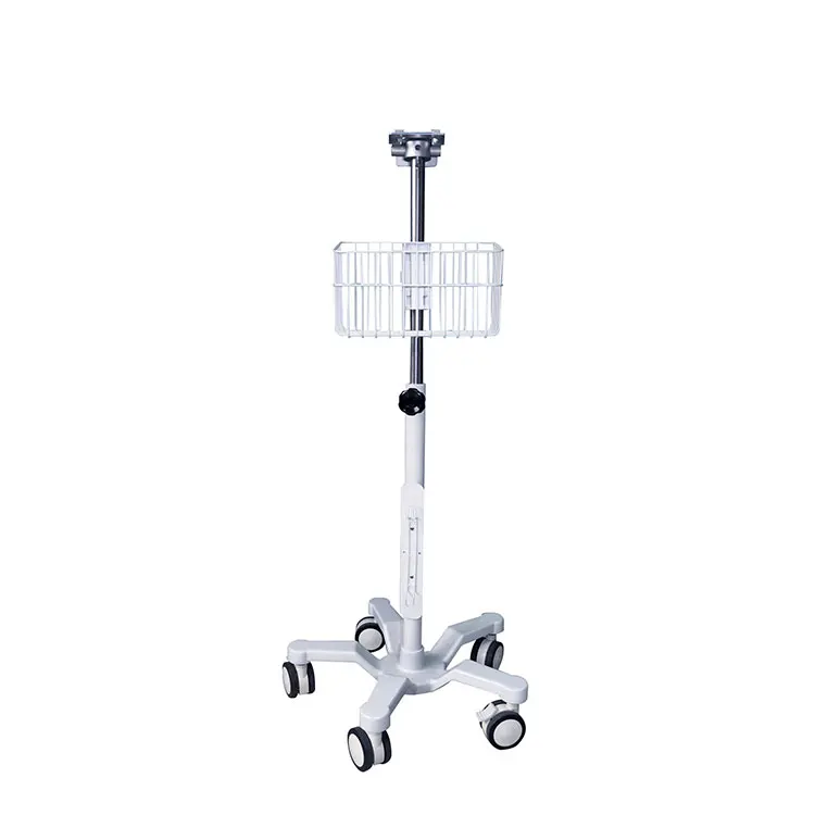 
Aluminum Silent Wheels Patient Monitor Trolleys For Hospitals 