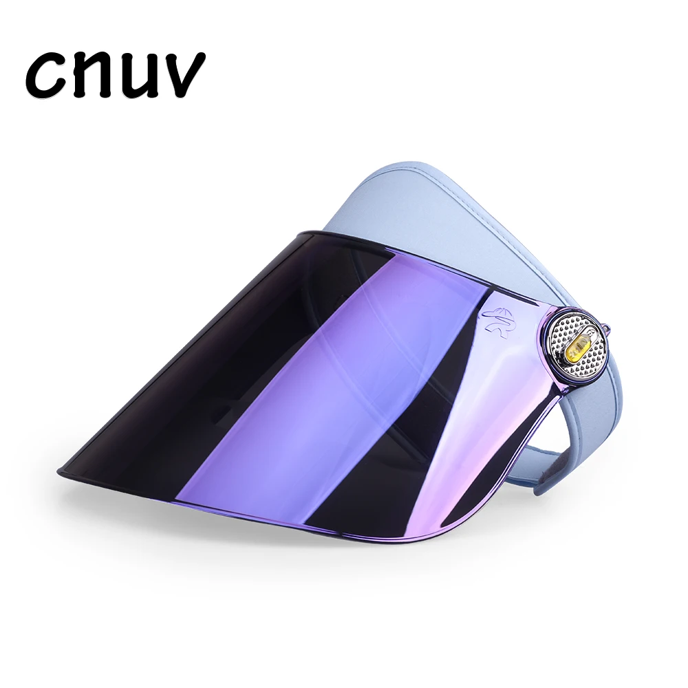 2023 summer outdoor visor cap transparent Customized Sunshade cap hat UV Protection sun visor