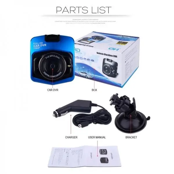 Night Version CCTV 1080P video camera dash cam dual lens digital  car camera  gt300