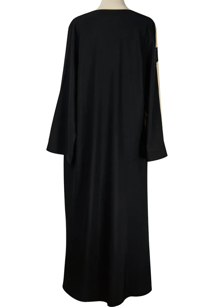 trendy ethnic style clothes oem a line long sleeve lace muslim evening dress